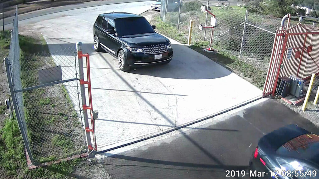 Black SUV Tailgating Sedan