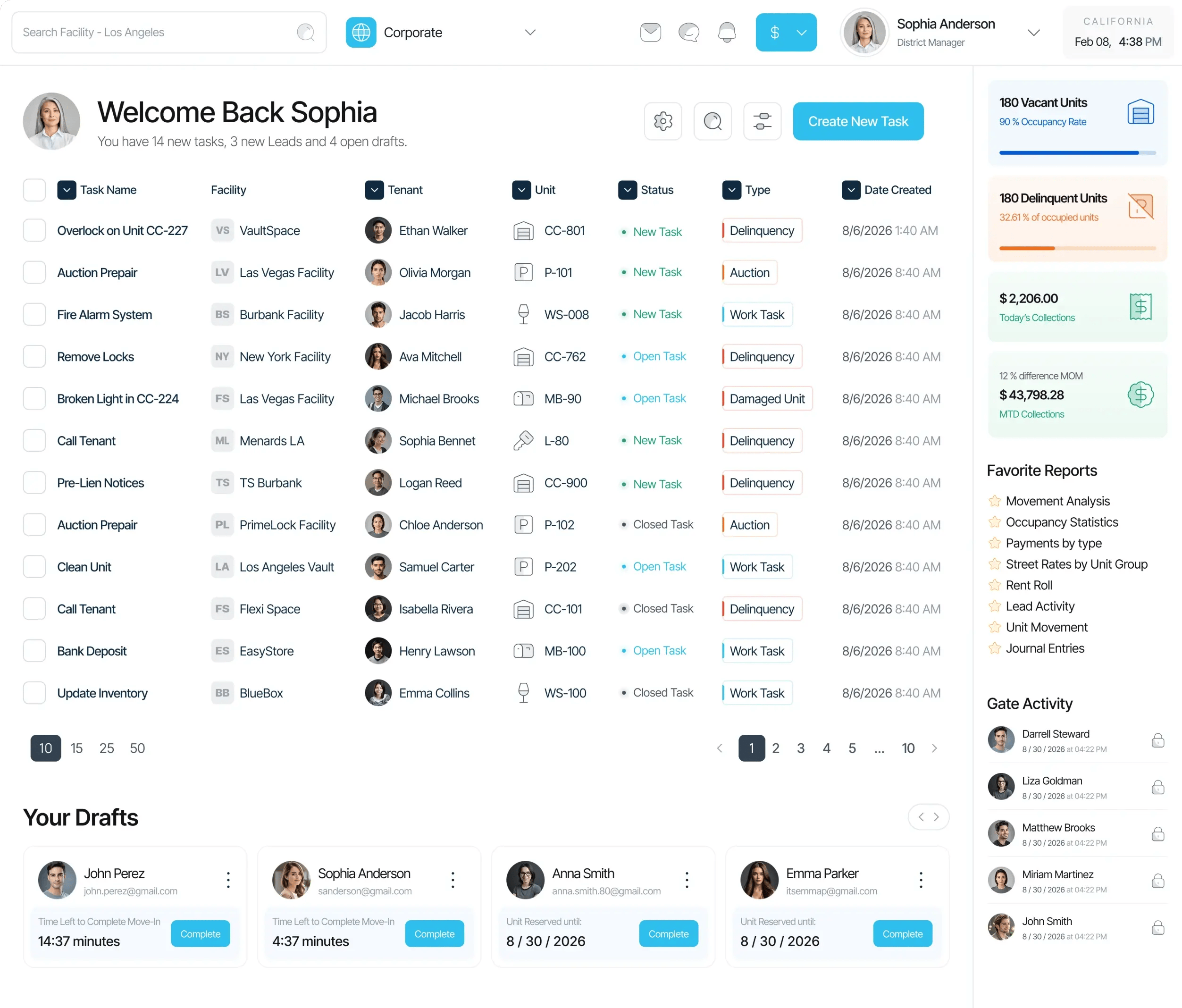 QuikStor Dashboard