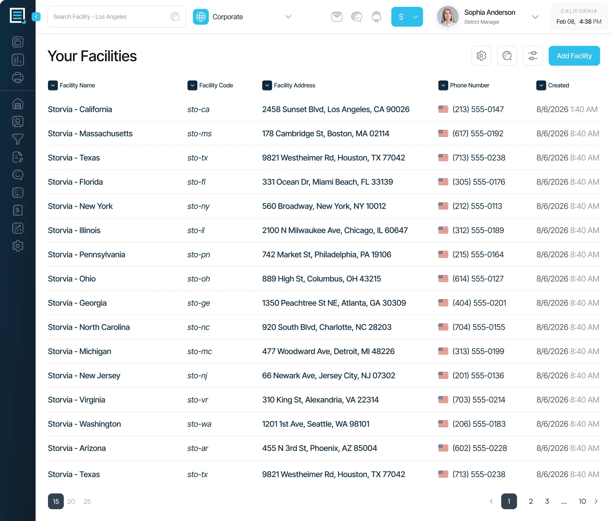 QuikStor Portfolio Dashboard