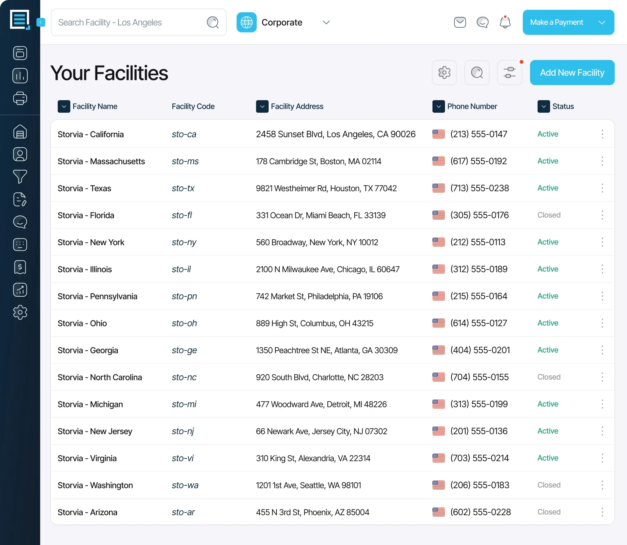 QuikStor Integrations Dashboard