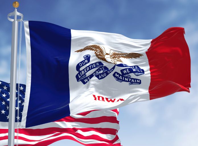 iowa state flag