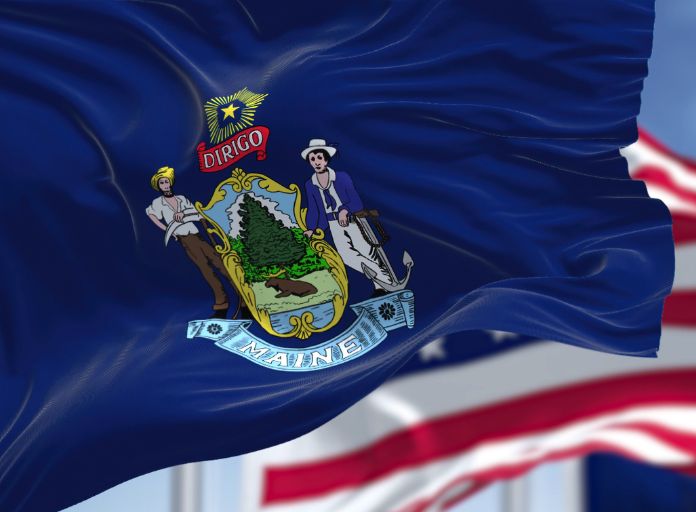 maine state flag