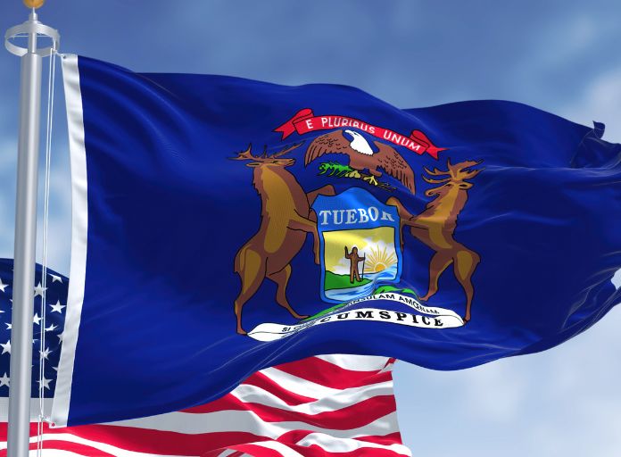 michigan state flag